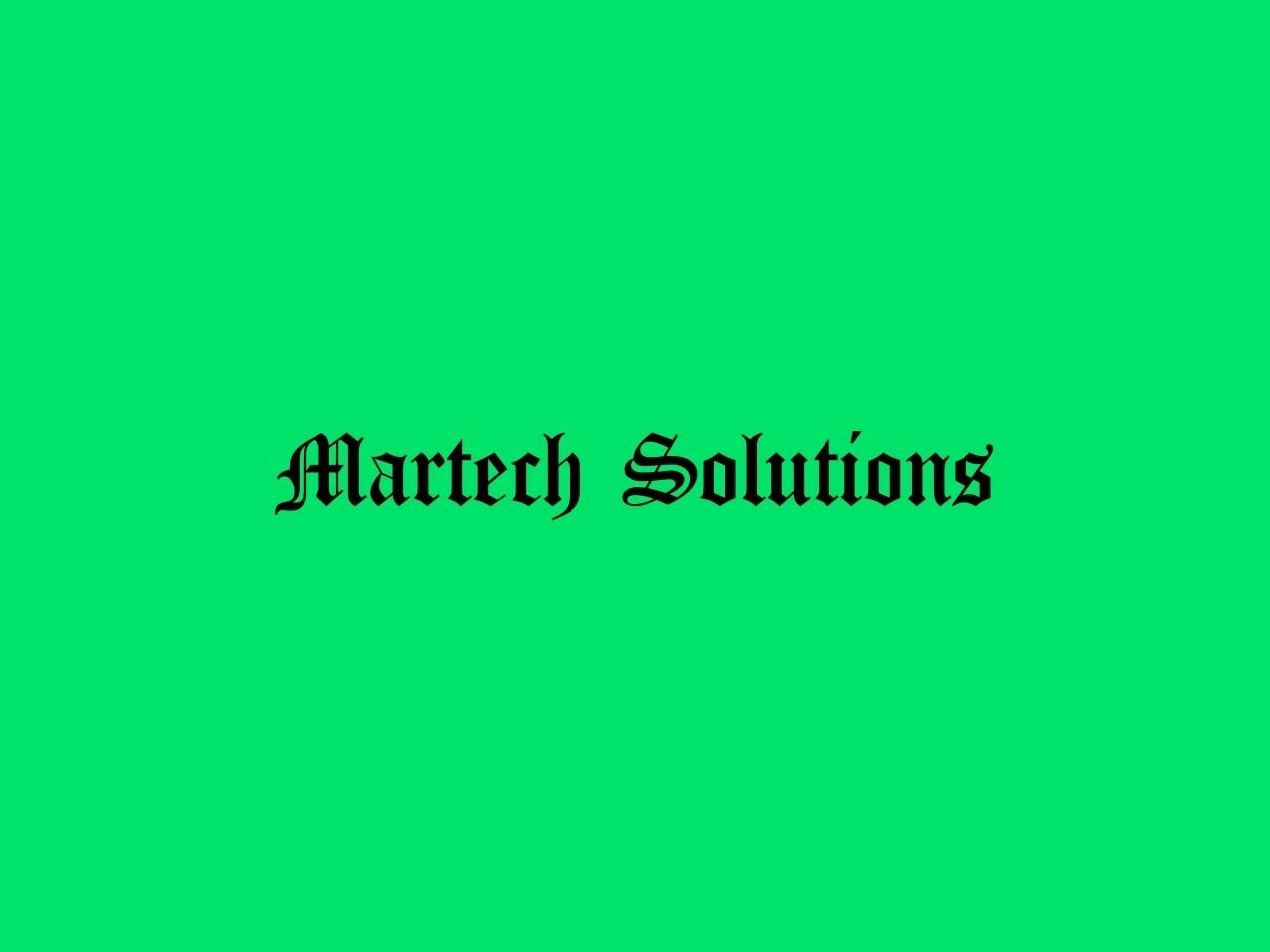 Martech Solutions