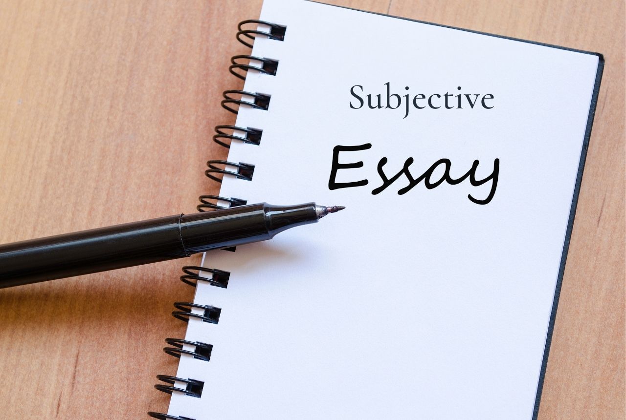 subjective essay writing meaning